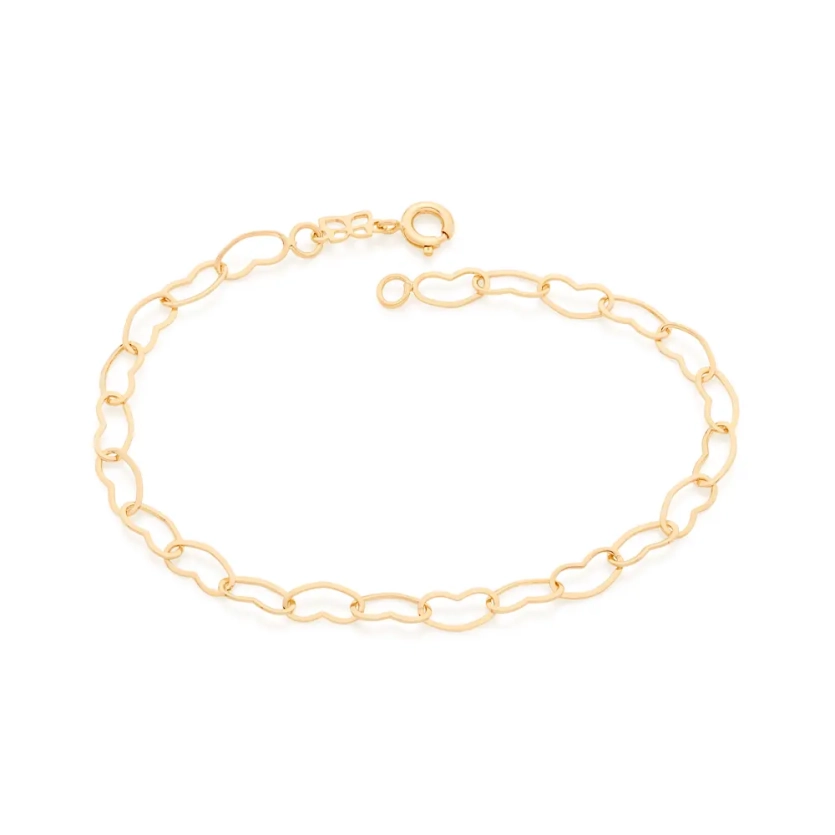 550683 Pulseira Rommanel Corações