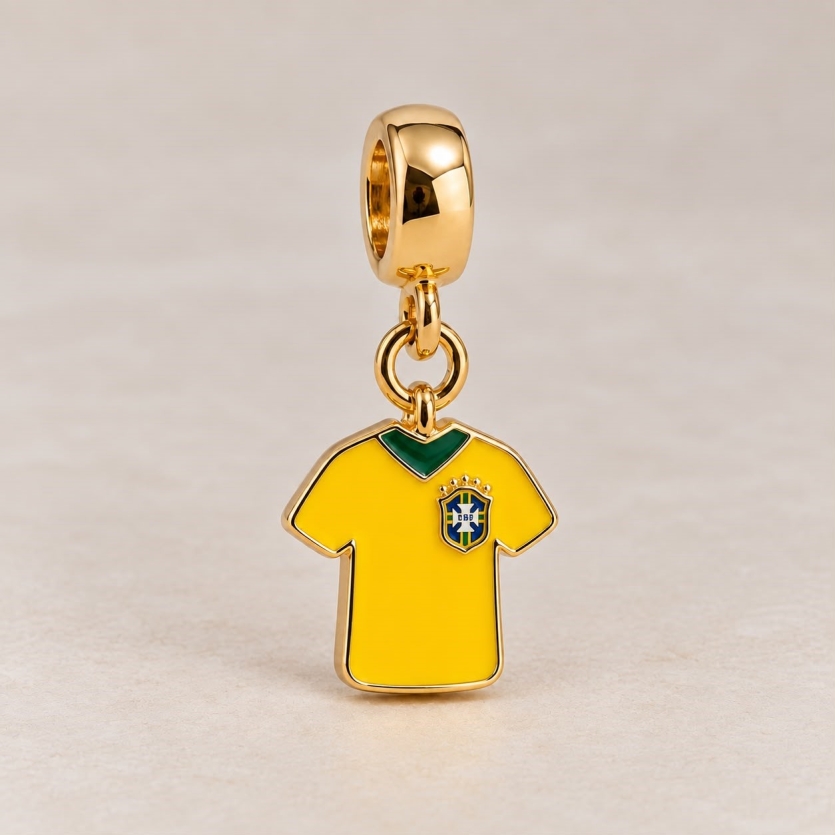 PG724 BERLOQUE PINGENTE CAMISA DO BRASIL BARUME